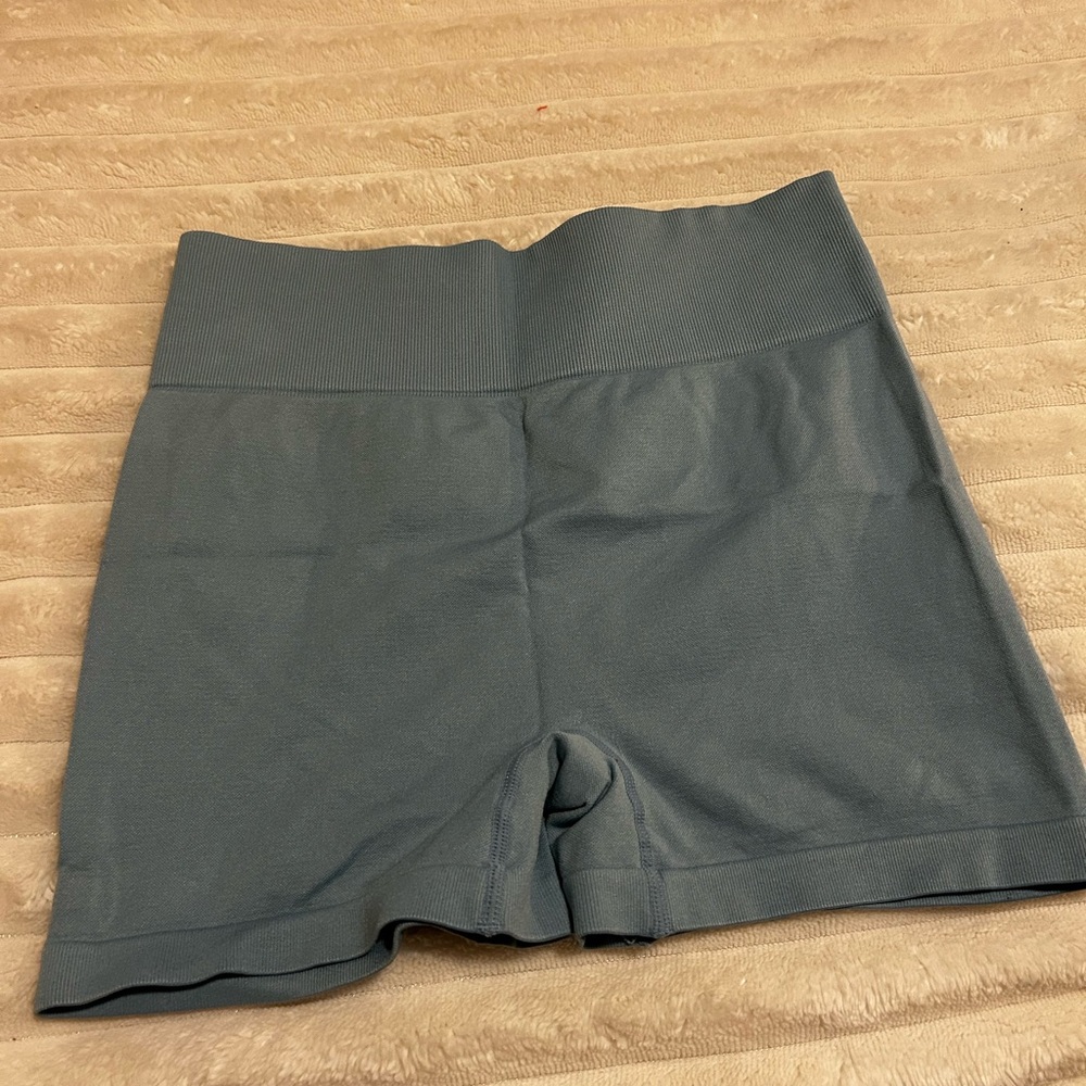 SHEIN Women's Slate Blue Bike Shorts